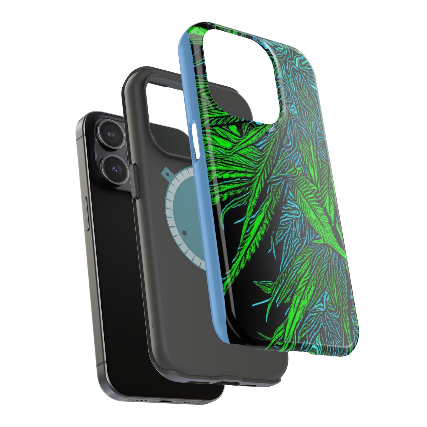 MagSafe Tough Cases for iPhone 13,14,15 & 15promax Happy Lost Souls Original Art Print