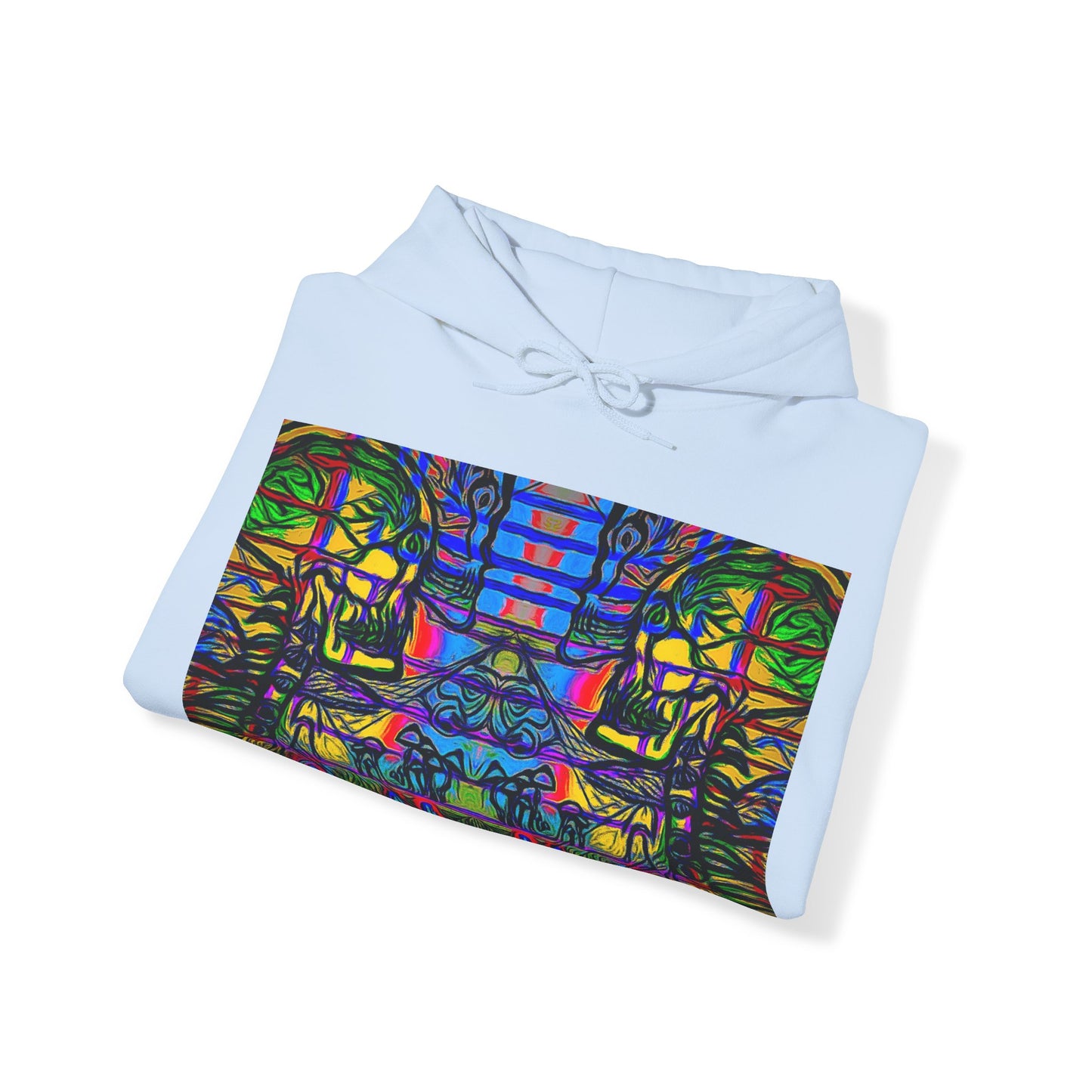 Happy Lost Souls Art Print Hoody "The predecessor"