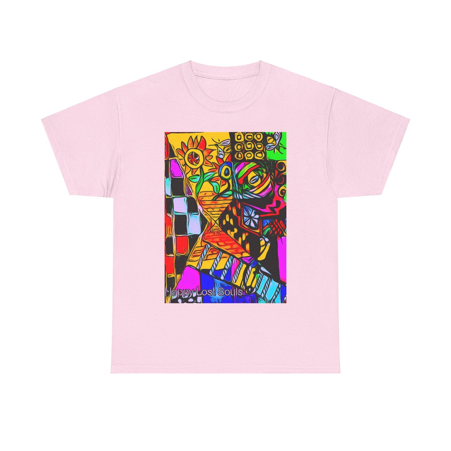 Happy Lost Souls limited Edition Art Print "spring sprung" Unisex Heavy Cotton Tee