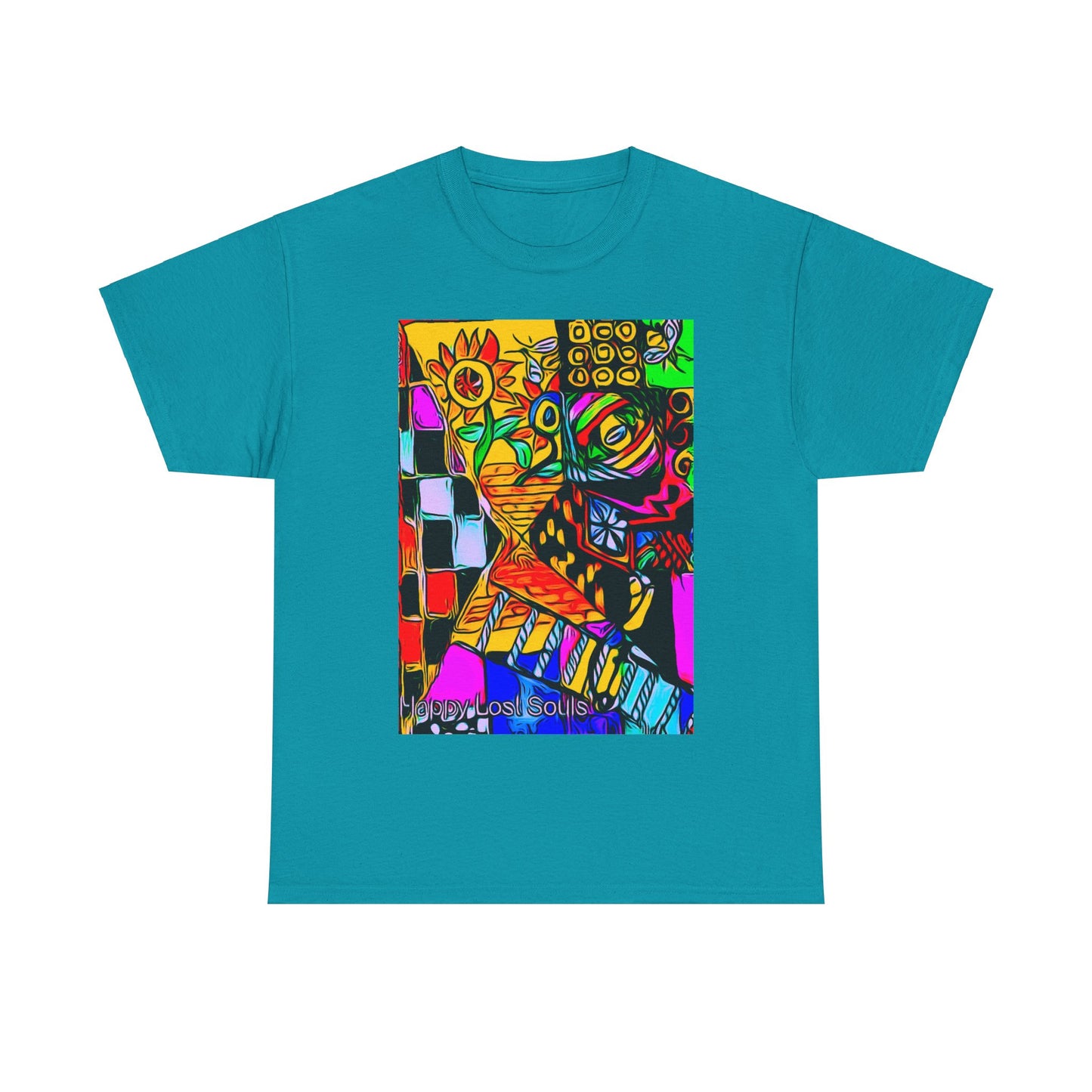 Happy Lost Souls limited Edition Art Print "spring sprung" Unisex Heavy Cotton Tee