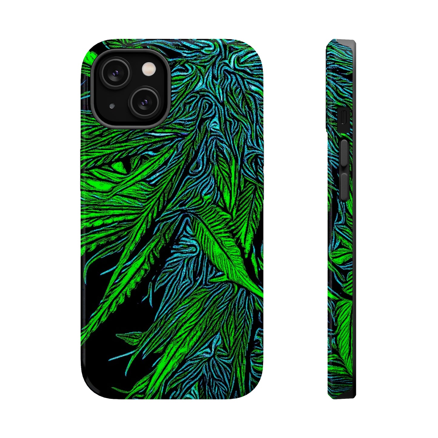 MagSafe Tough Cases for iPhone 13,14,15 & 15promax Happy Lost Souls Original Art Print