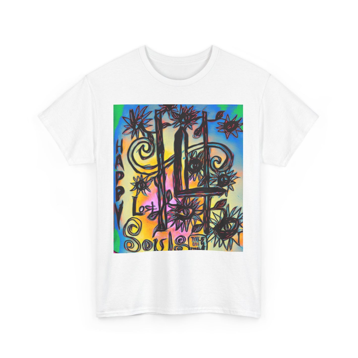 Happy Lost Souls original Art Print Tshirt