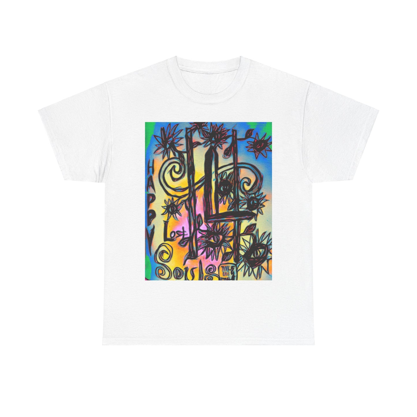 Happy Lost Souls original Art Print Tshirt