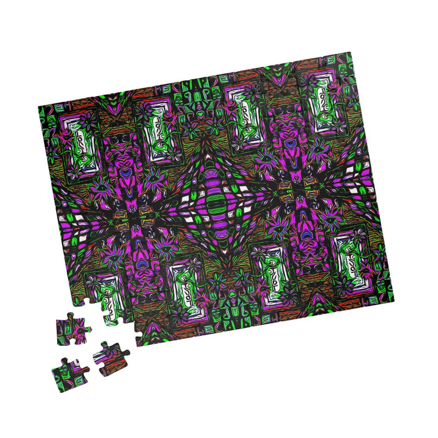 Happy lost Souls Puzzle featuring an original print entitled The Omnipresent Multiverse"(aka T.0.M) (110, 252, 520, 1014-piece)