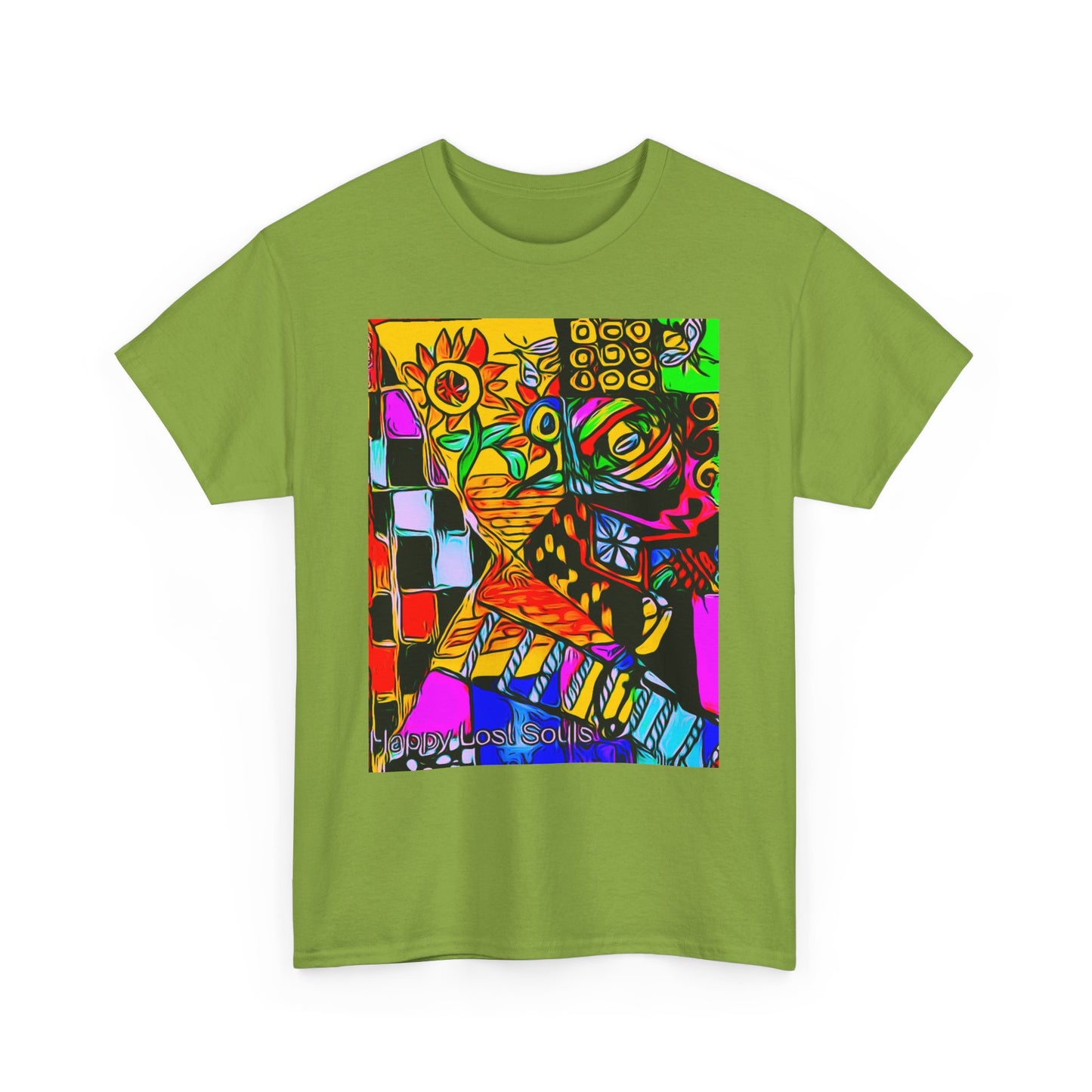 Happy Lost Souls limited Edition Art Print "spring sprung" Unisex Heavy Cotton Tee