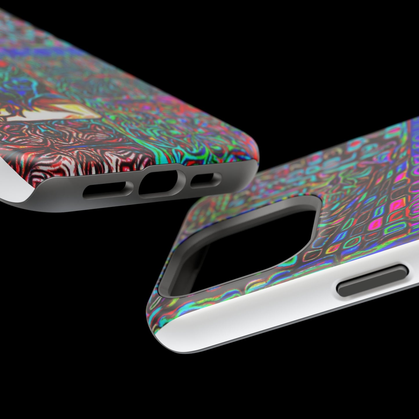 MagSafe Tough Cases for all iPhone 15 models with custom Happy Lost Souls Design