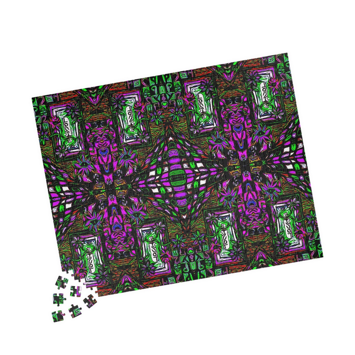 Happy lost Souls Puzzle featuring an original print entitled The Omnipresent Multiverse"(aka T.0.M) (110, 252, 520, 1014-piece)