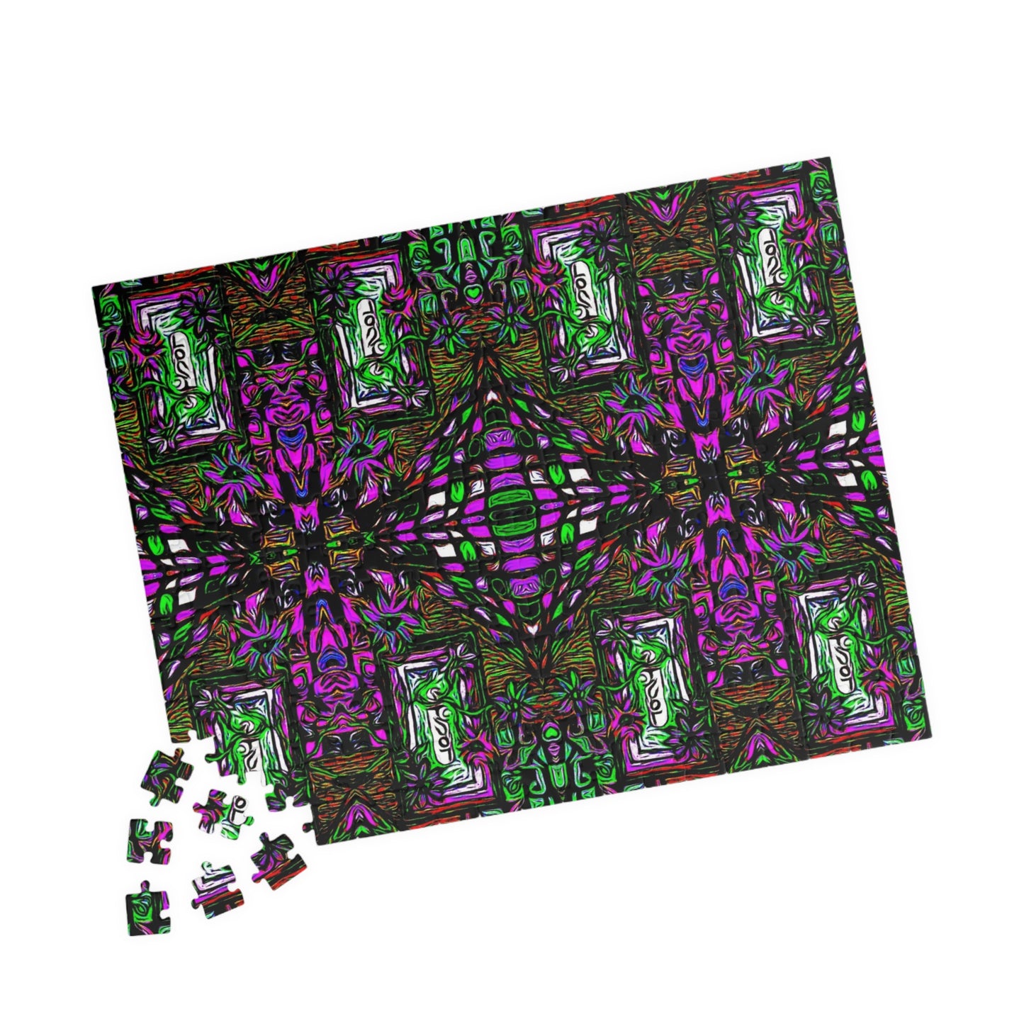 Happy lost Souls Puzzle featuring an original print entitled The Omnipresent Multiverse"(aka T.0.M) (110, 252, 520, 1014-piece)