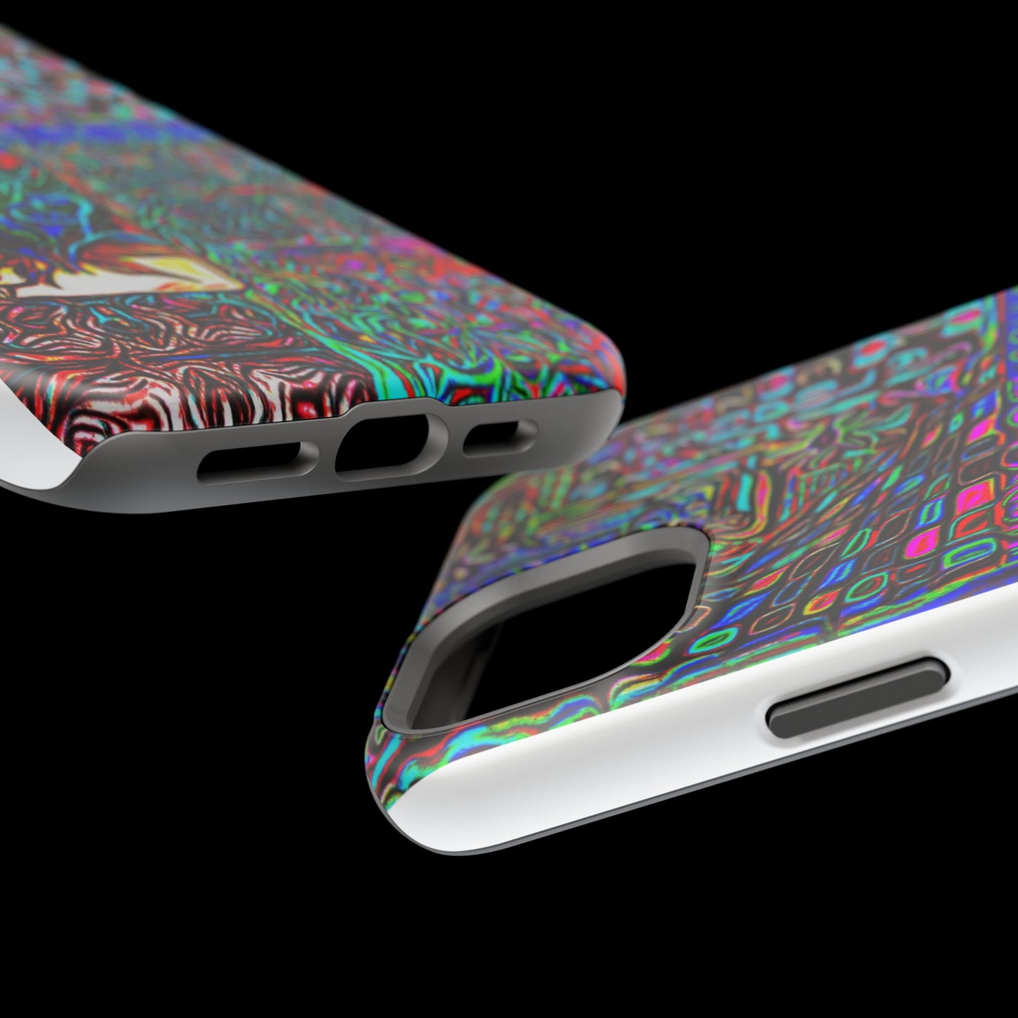 MagSafe Tough Cases for all iPhone 15 models with custom Happy Lost Souls Design