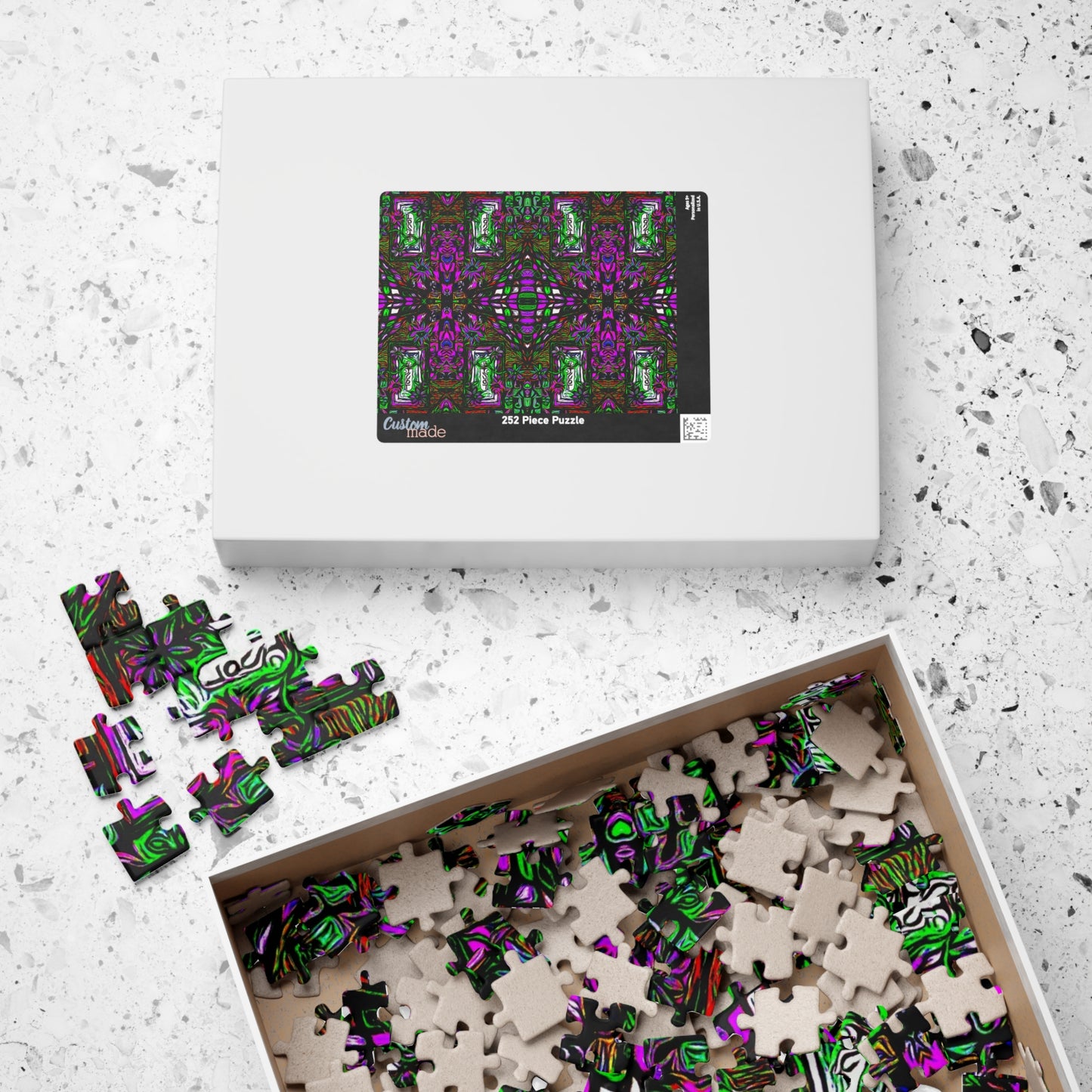 Happy lost Souls Puzzle featuring an original print entitled The Omnipresent Multiverse"(aka T.0.M) (110, 252, 520, 1014-piece)