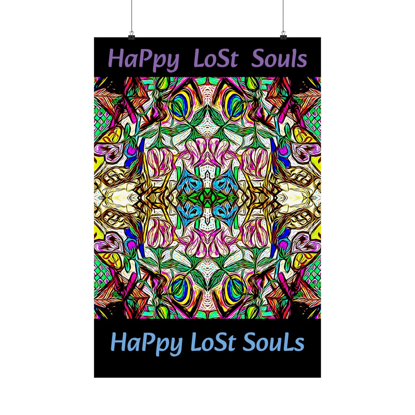 Happy Lost Souls original print "Trippy Tricksters" Matte Vertical Posters