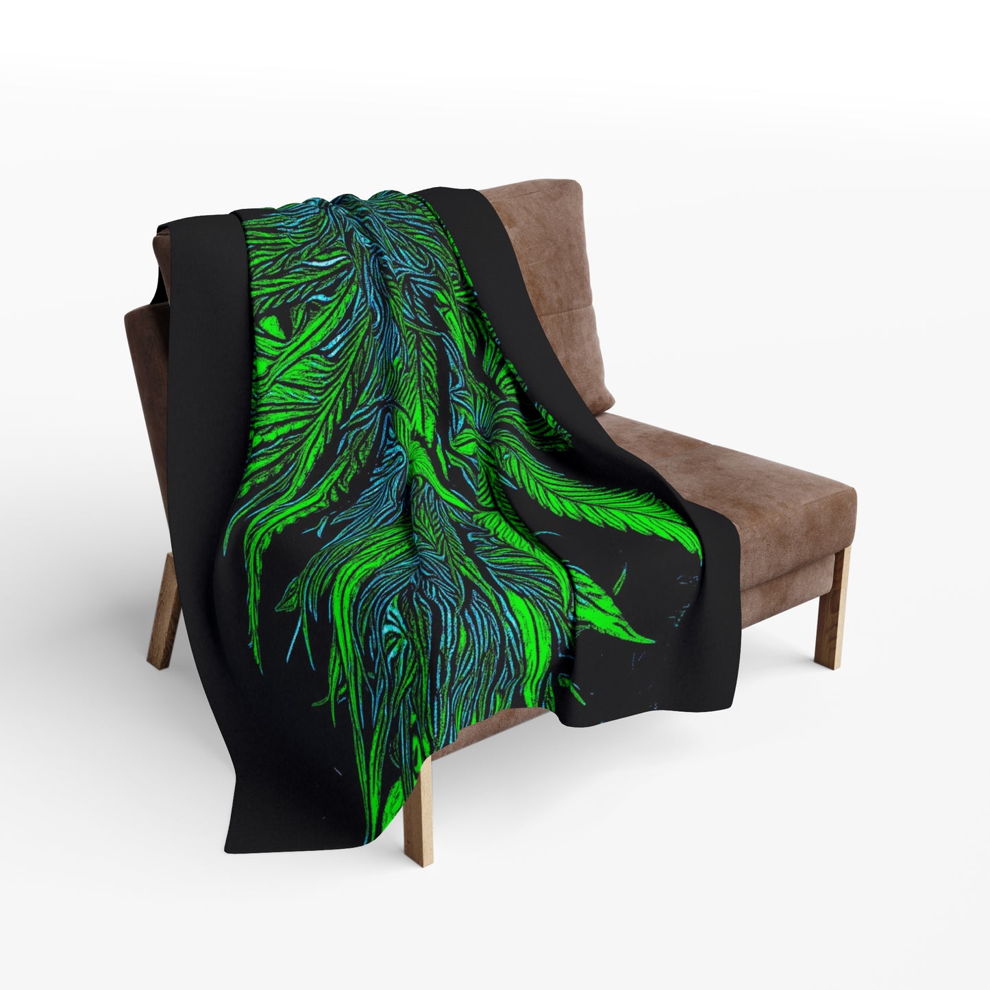 Happy Lost Souls Arctic Fleece Blanket(Blue Dream Pattern)