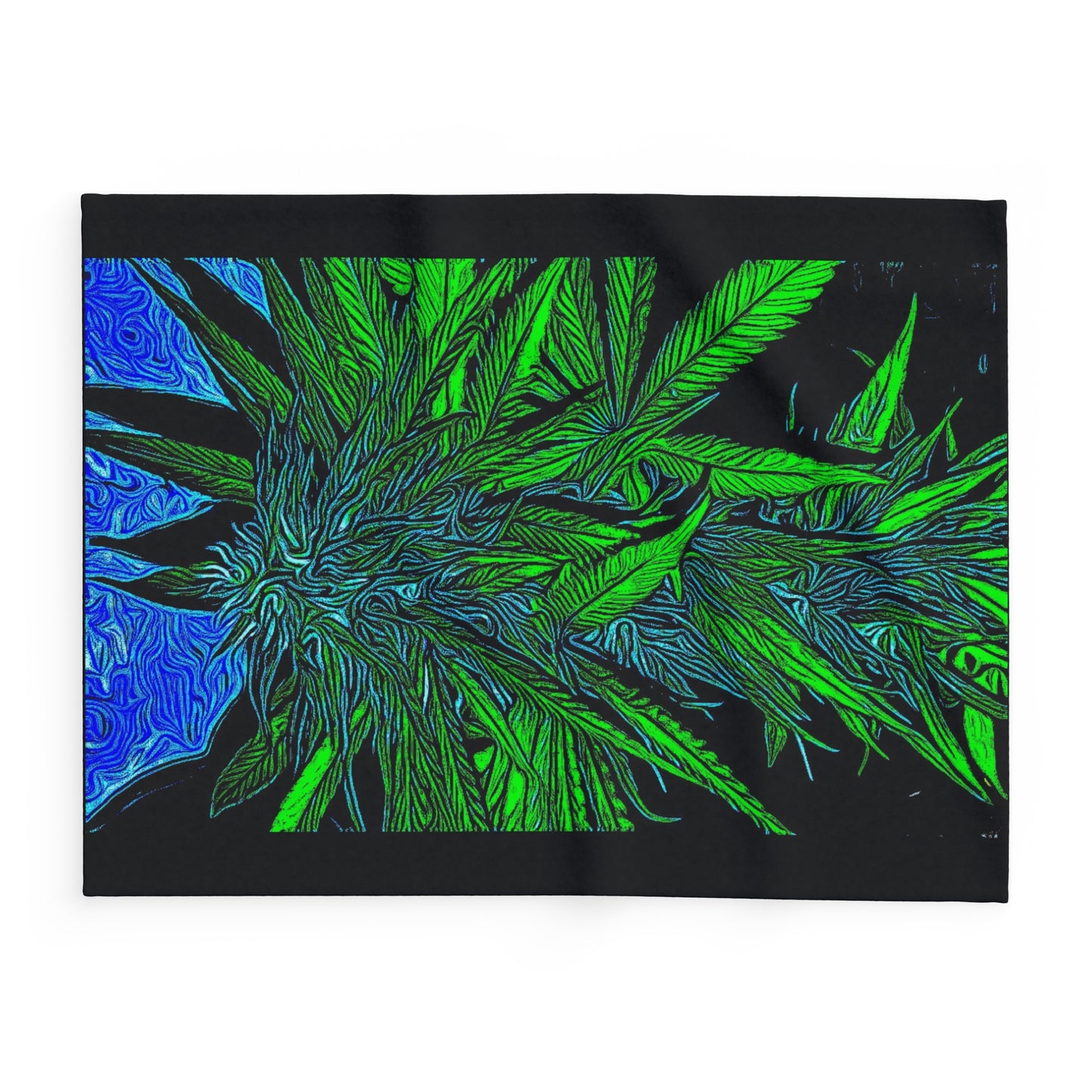 Happy Lost Souls Arctic Fleece Blanket(Blue Dream Pattern)