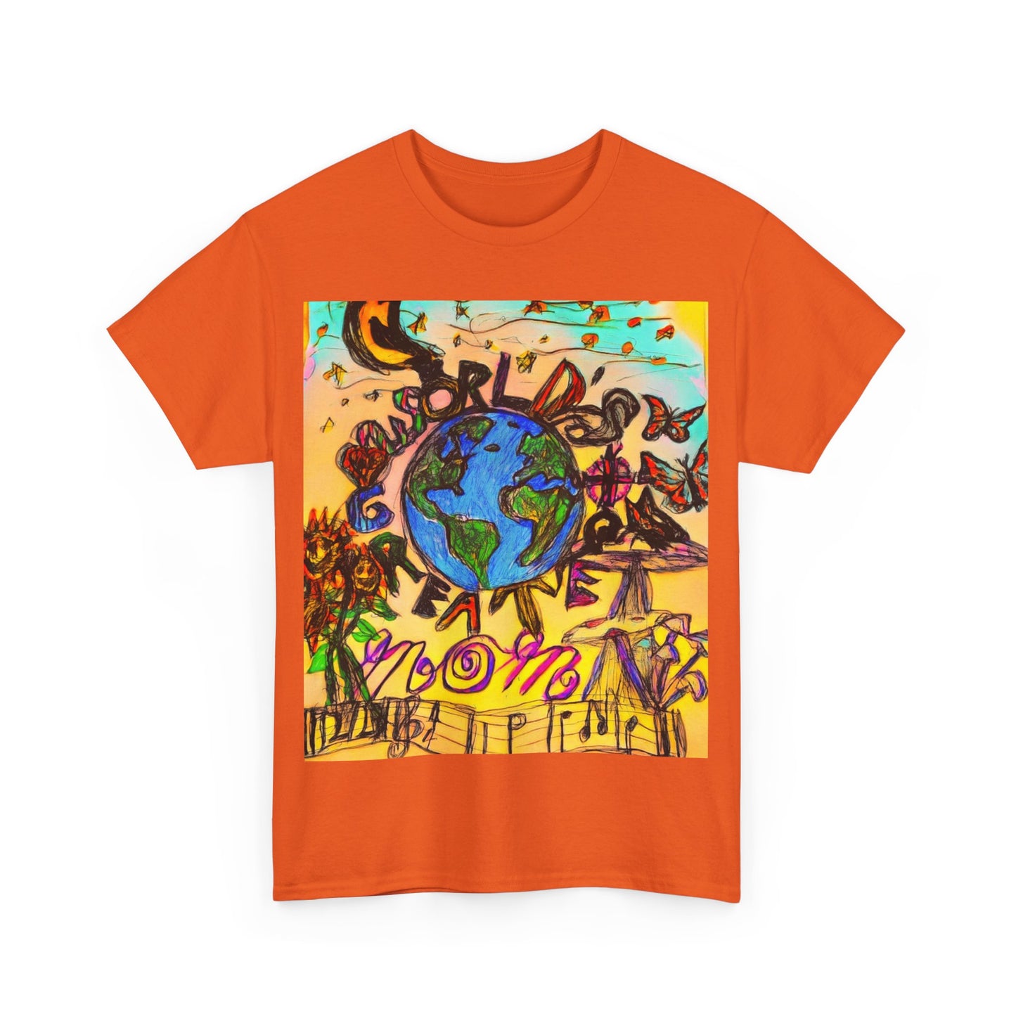 World's Greatest Mom Unisex Heavy Cotton Tee