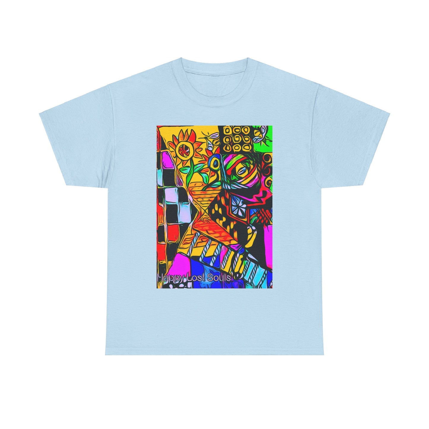 Happy Lost Souls limited Edition Art Print "spring sprung" Unisex Heavy Cotton Tee