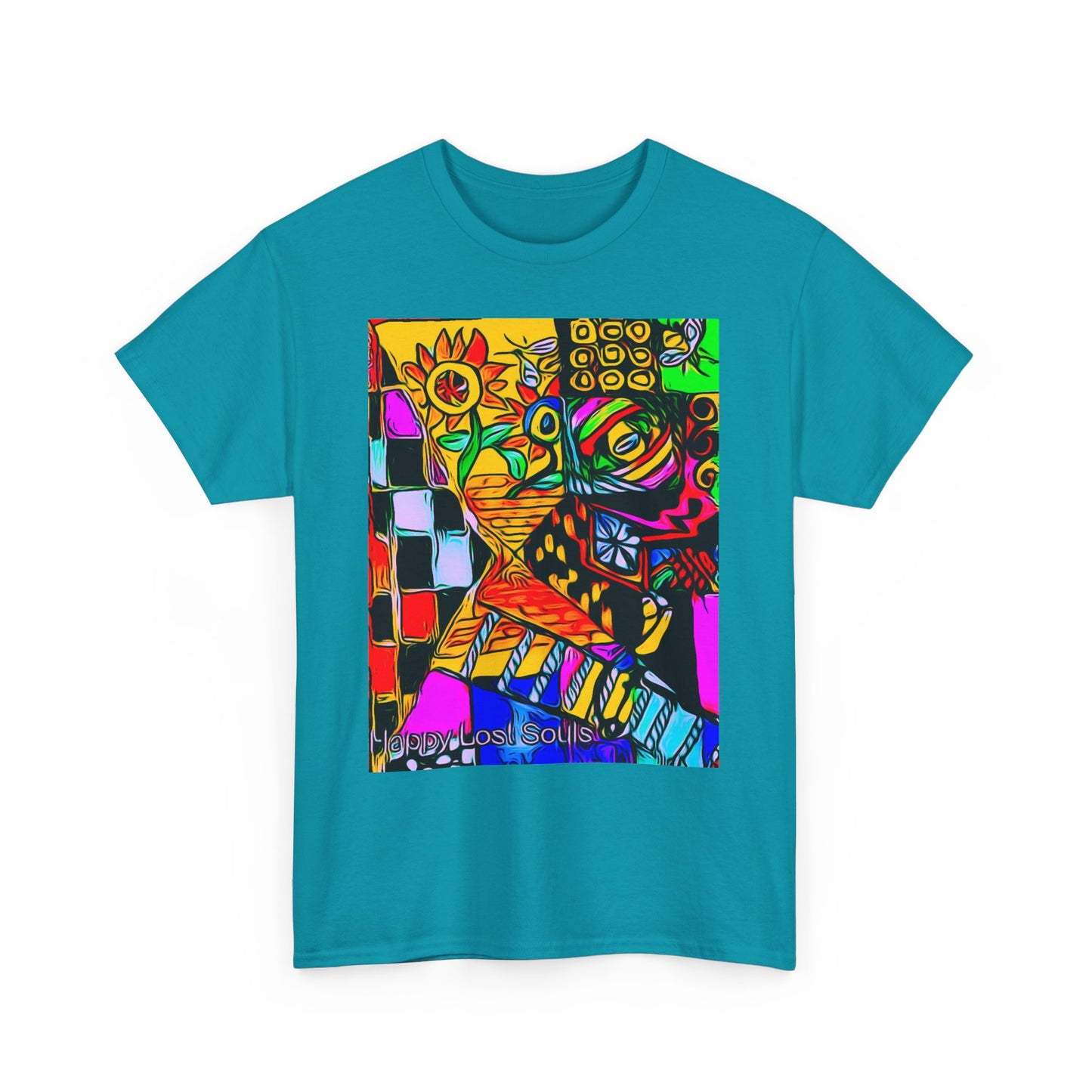 Happy Lost Souls limited Edition Art Print "spring sprung" Unisex Heavy Cotton Tee