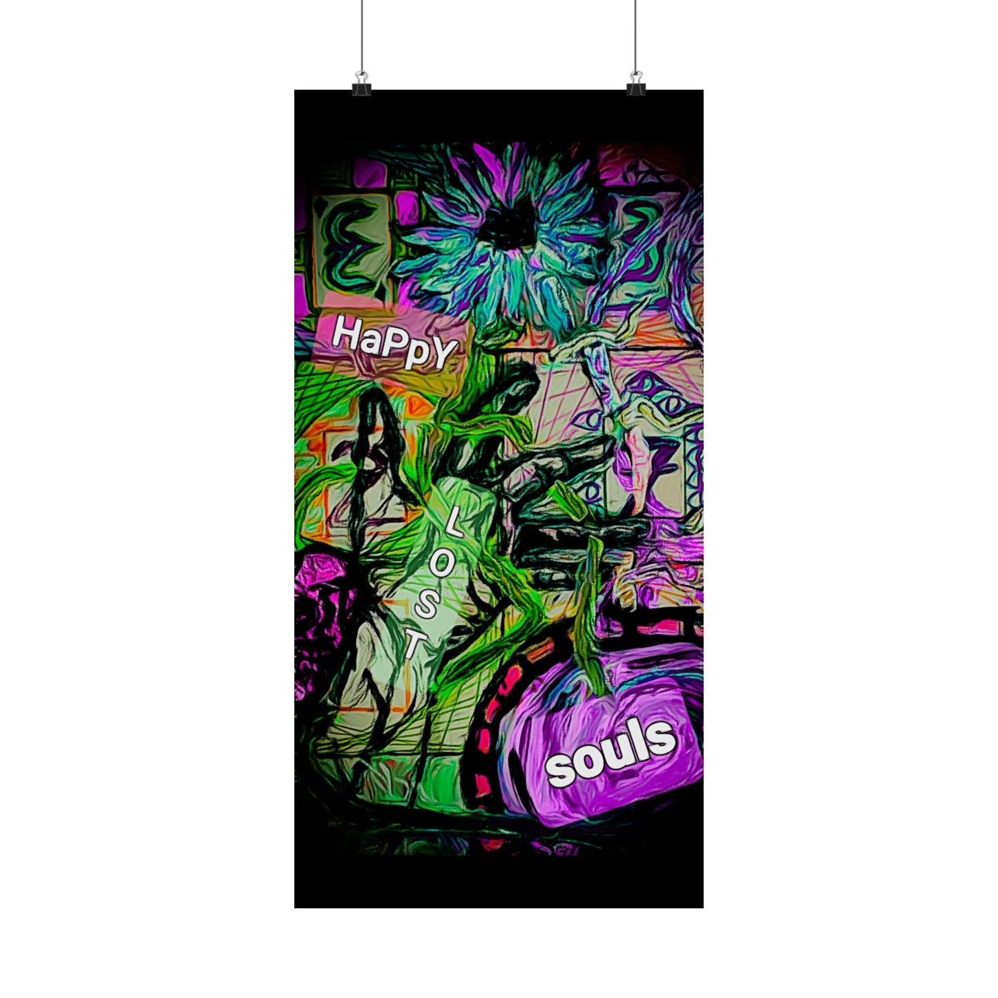 Happy Lost Souls original print "The Magician" Matte Vertical Posters