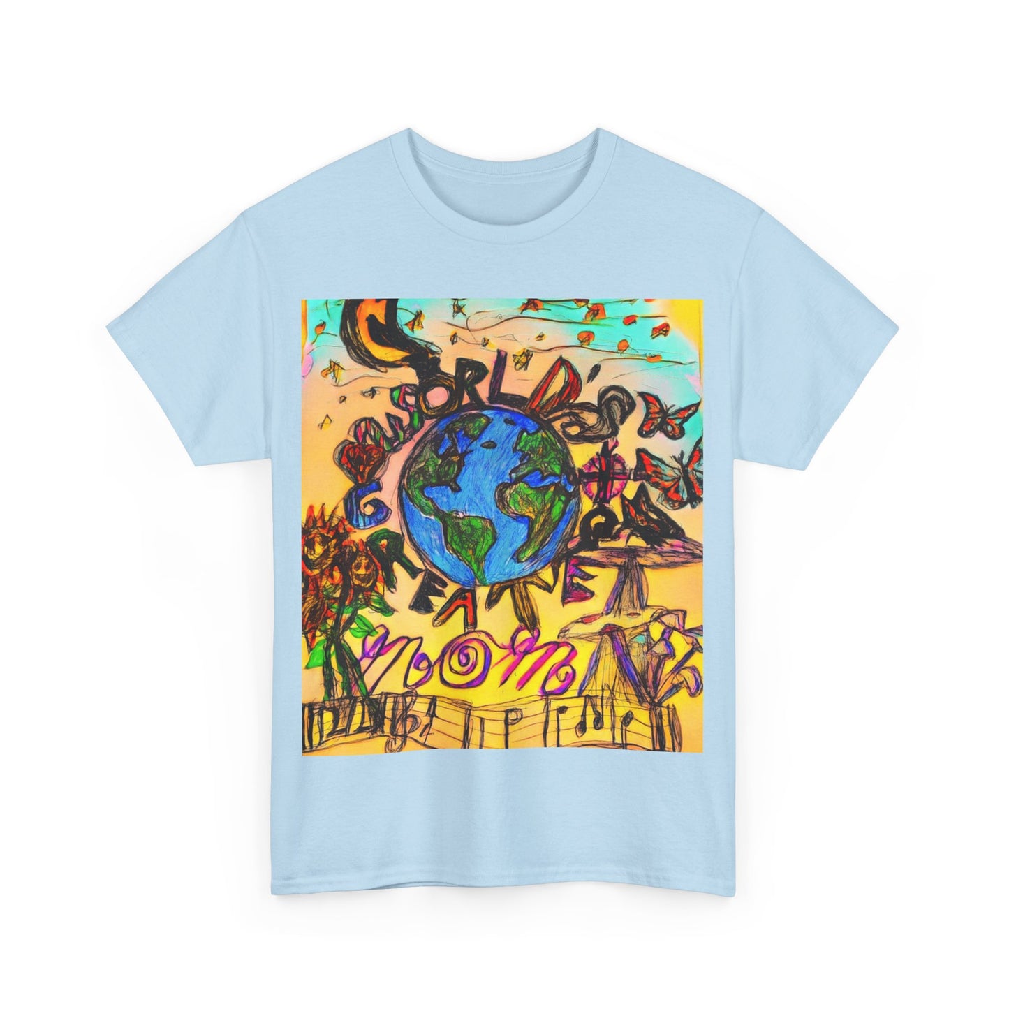World's Greatest Mom Unisex Heavy Cotton Tee