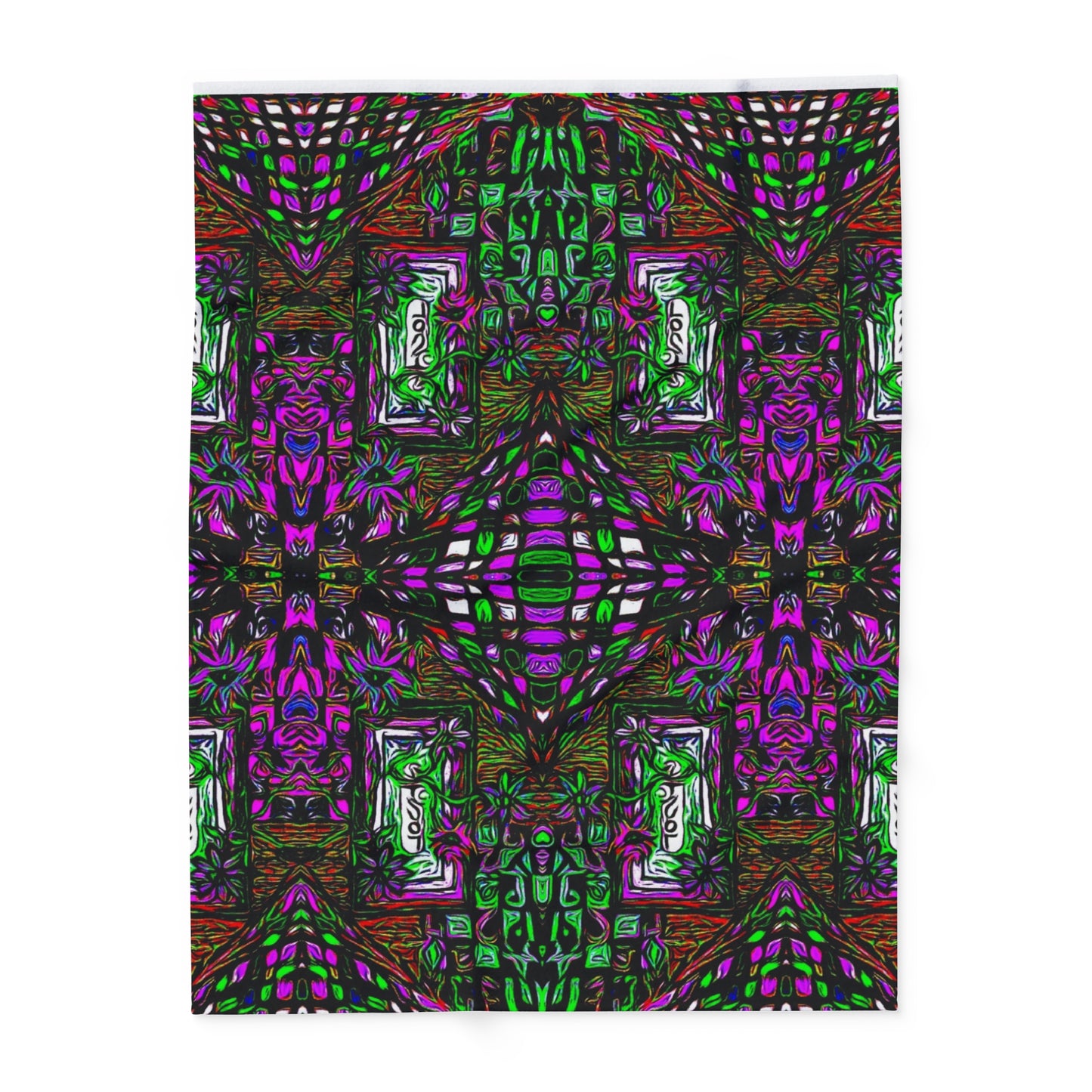 Happy Lost Souls Art Print Fleece blanket