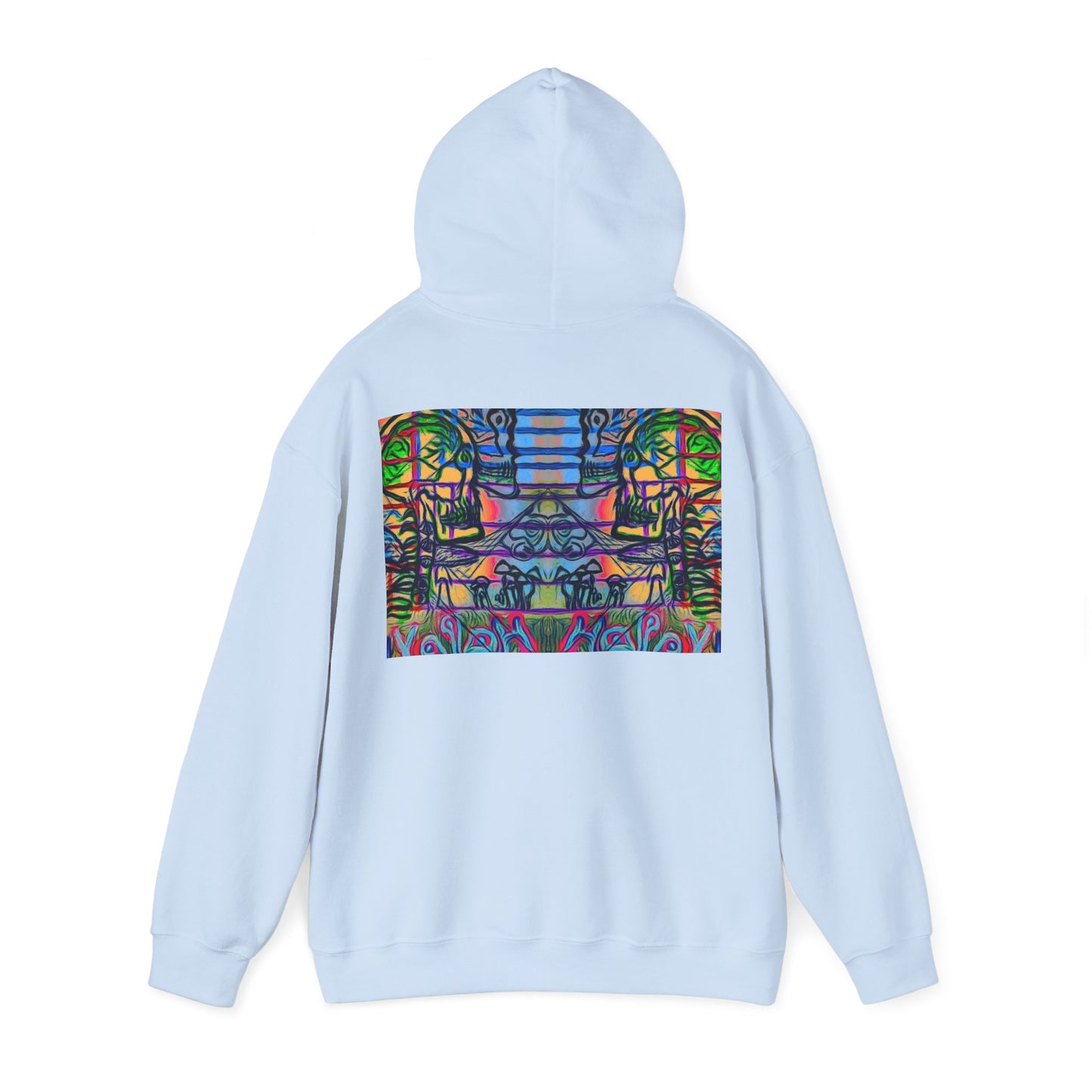 Happy Lost Souls Art Print Hoody "The predecessor"