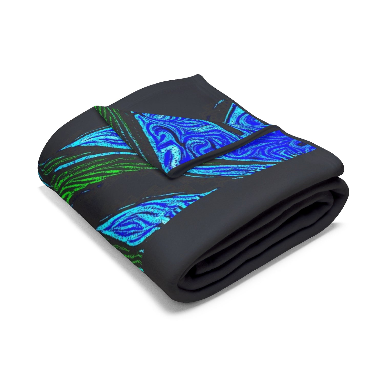 Happy Lost Souls Arctic Fleece Blanket(Blue Dream Pattern)