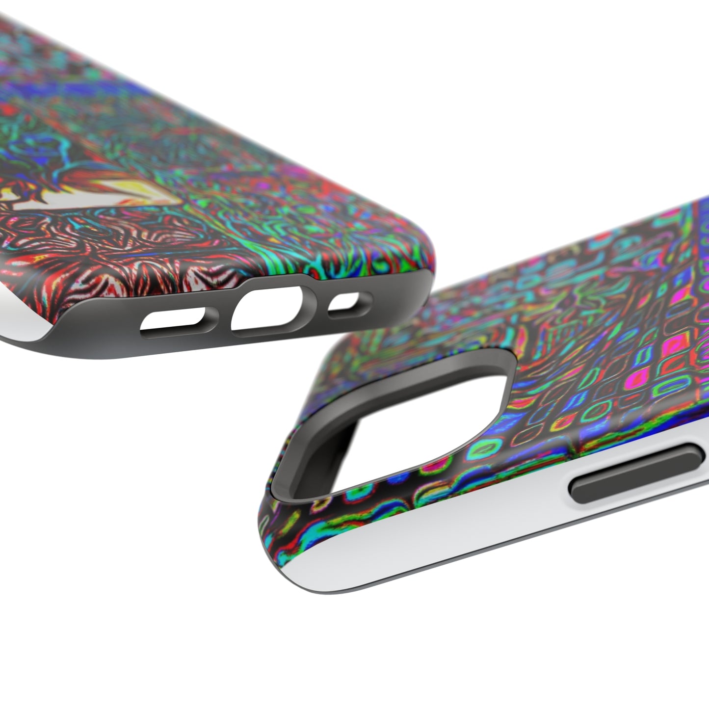 MagSafe Tough Cases for all iPhone 15 models with custom Happy Lost Souls Design