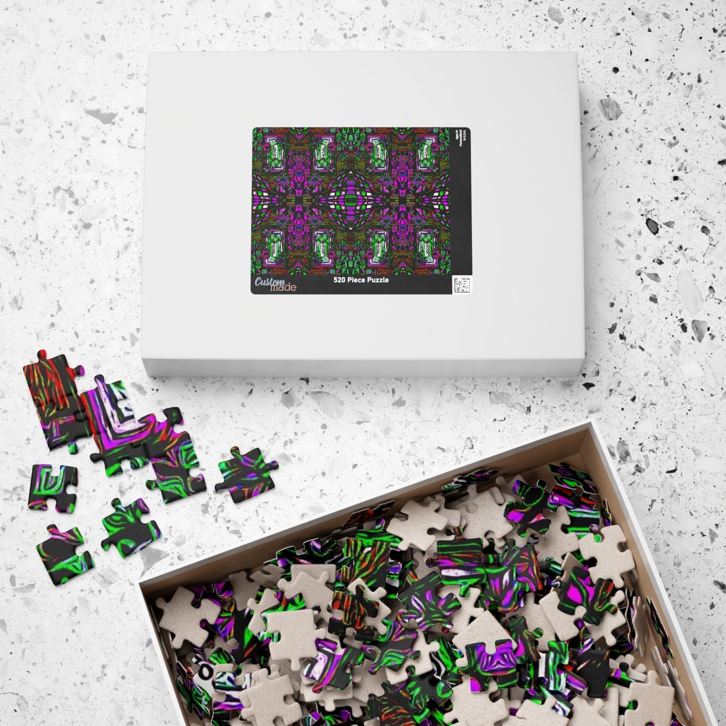 Happy lost Souls Puzzle featuring an original print entitled The Omnipresent Multiverse"(aka T.0.M) (110, 252, 520, 1014-piece)