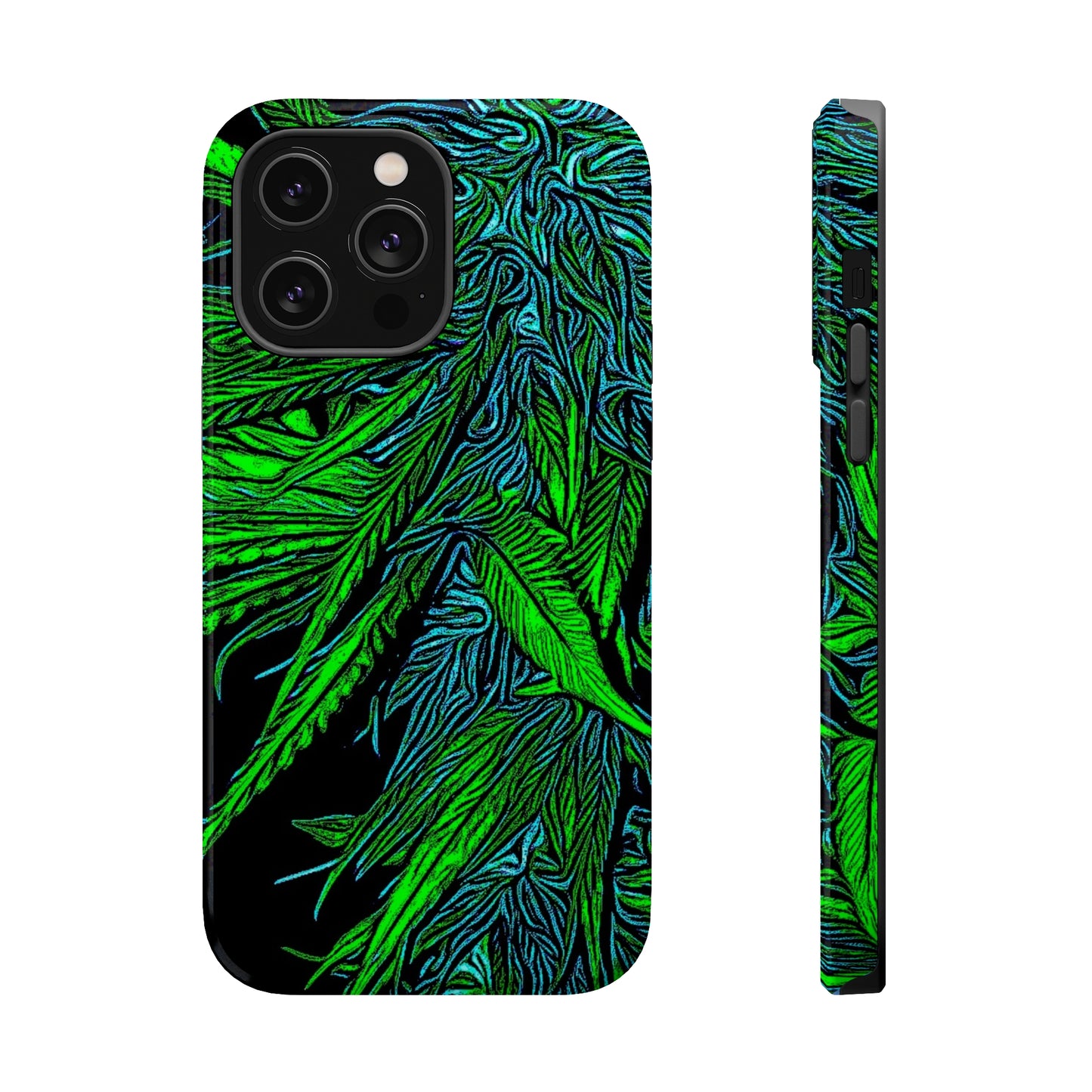 MagSafe Tough Cases for iPhone 13,14,15 & 15promax Happy Lost Souls Original Art Print