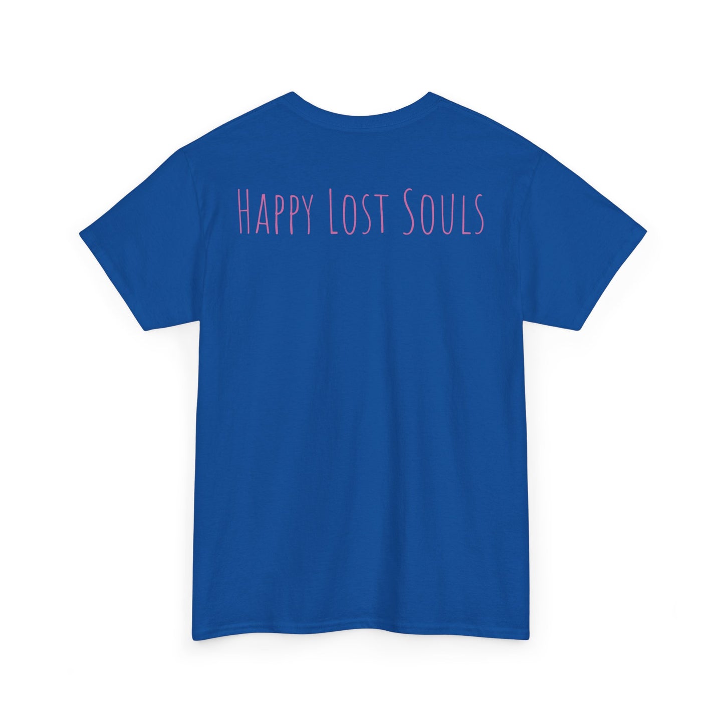 Unisex Heavy Cotton Tee With Custom Happy Lost Souls Art Print(origins)