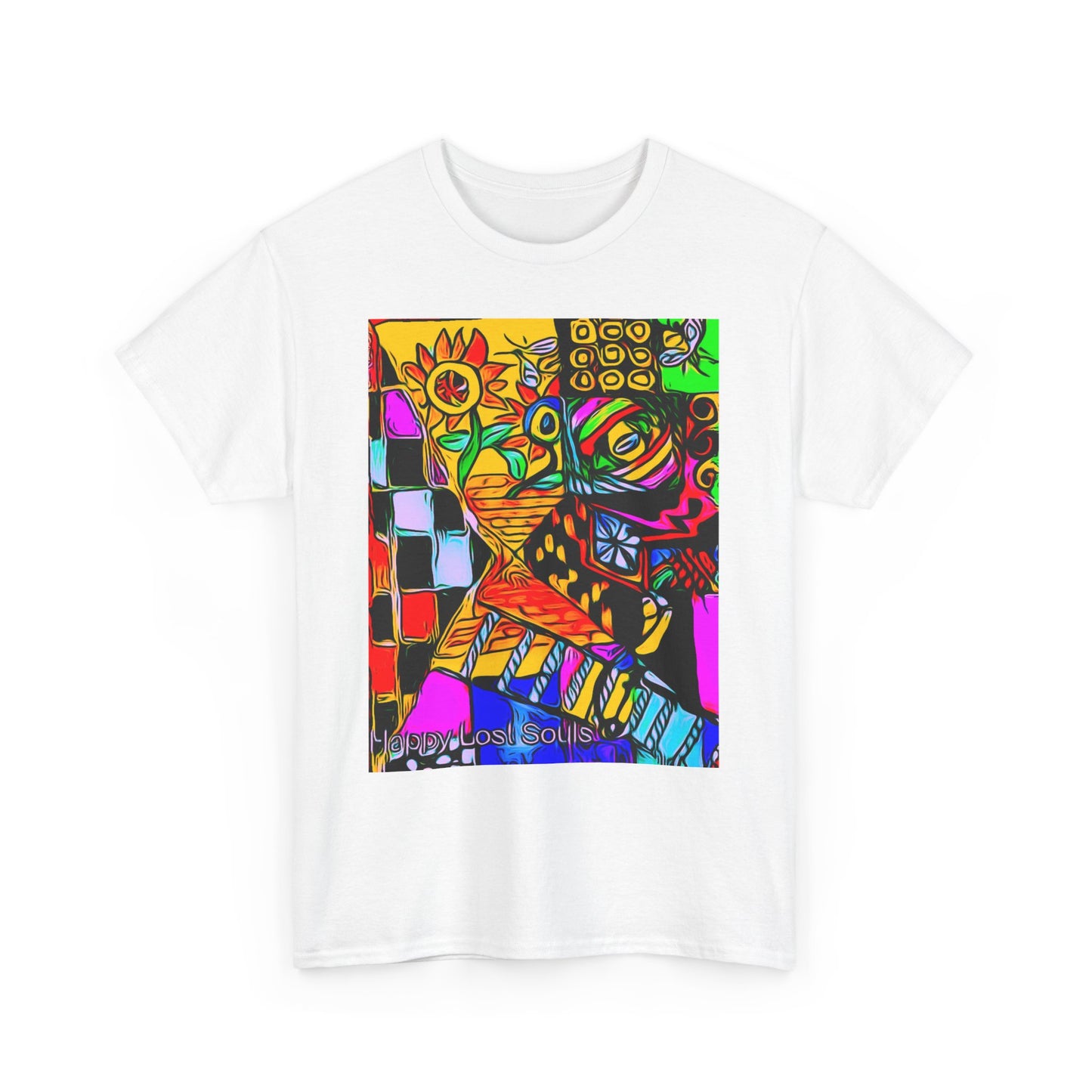Happy Lost Souls limited Edition Art Print "spring sprung" Unisex Heavy Cotton Tee