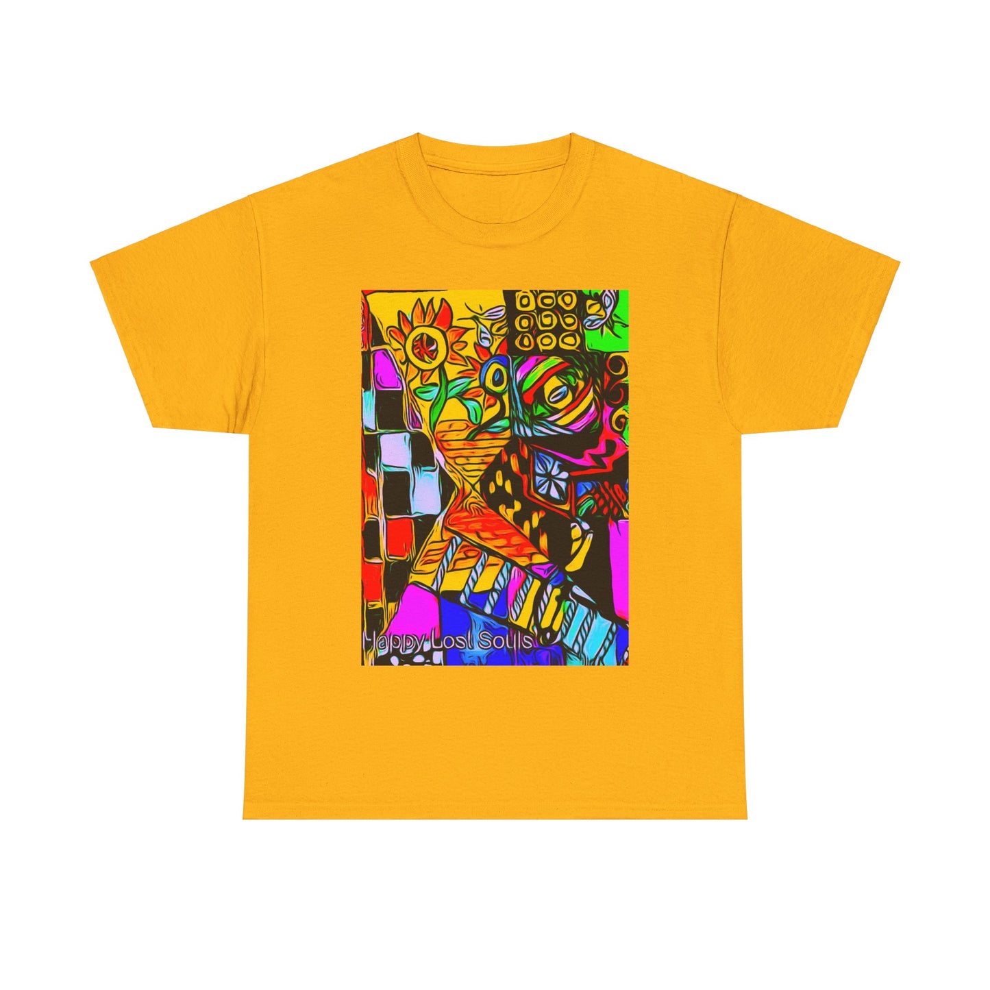 Happy Lost Souls limited Edition Art Print "spring sprung" Unisex Heavy Cotton Tee