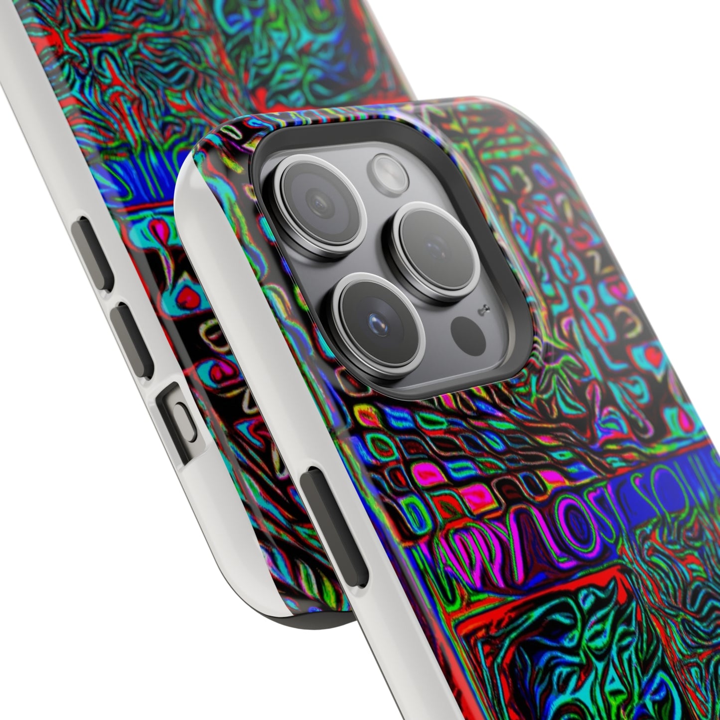 MagSafe Tough Cases for all iPhone 15 models with custom Happy Lost Souls Design