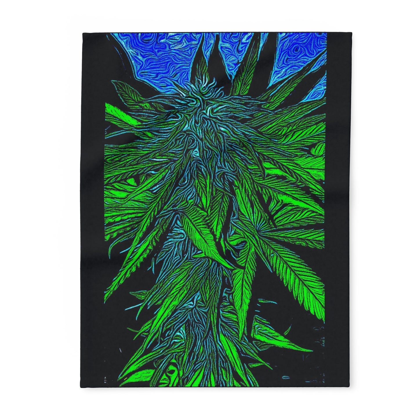 Happy Lost Souls Arctic Fleece Blanket(Blue Dream Pattern)