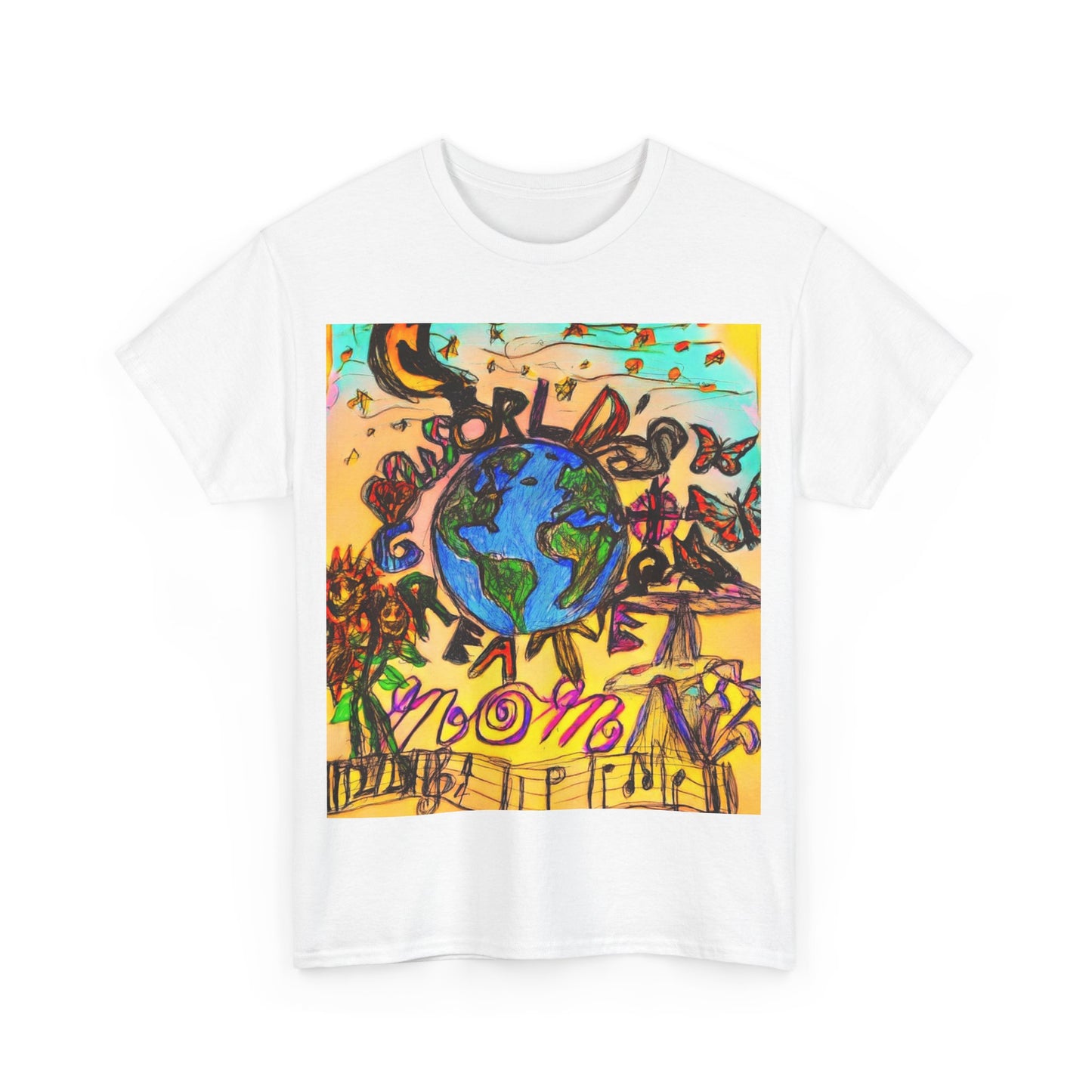 World's Greatest Mom Unisex Heavy Cotton Tee