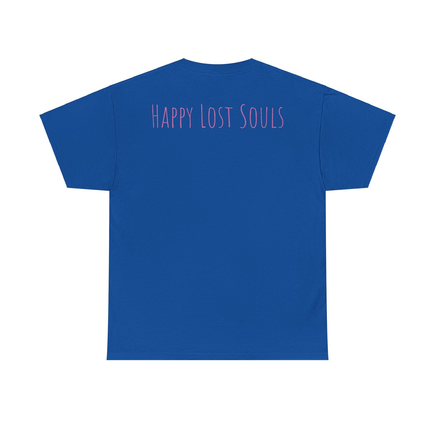 Unisex Heavy Cotton Tee With Custom Happy Lost Souls Art Print(origins)