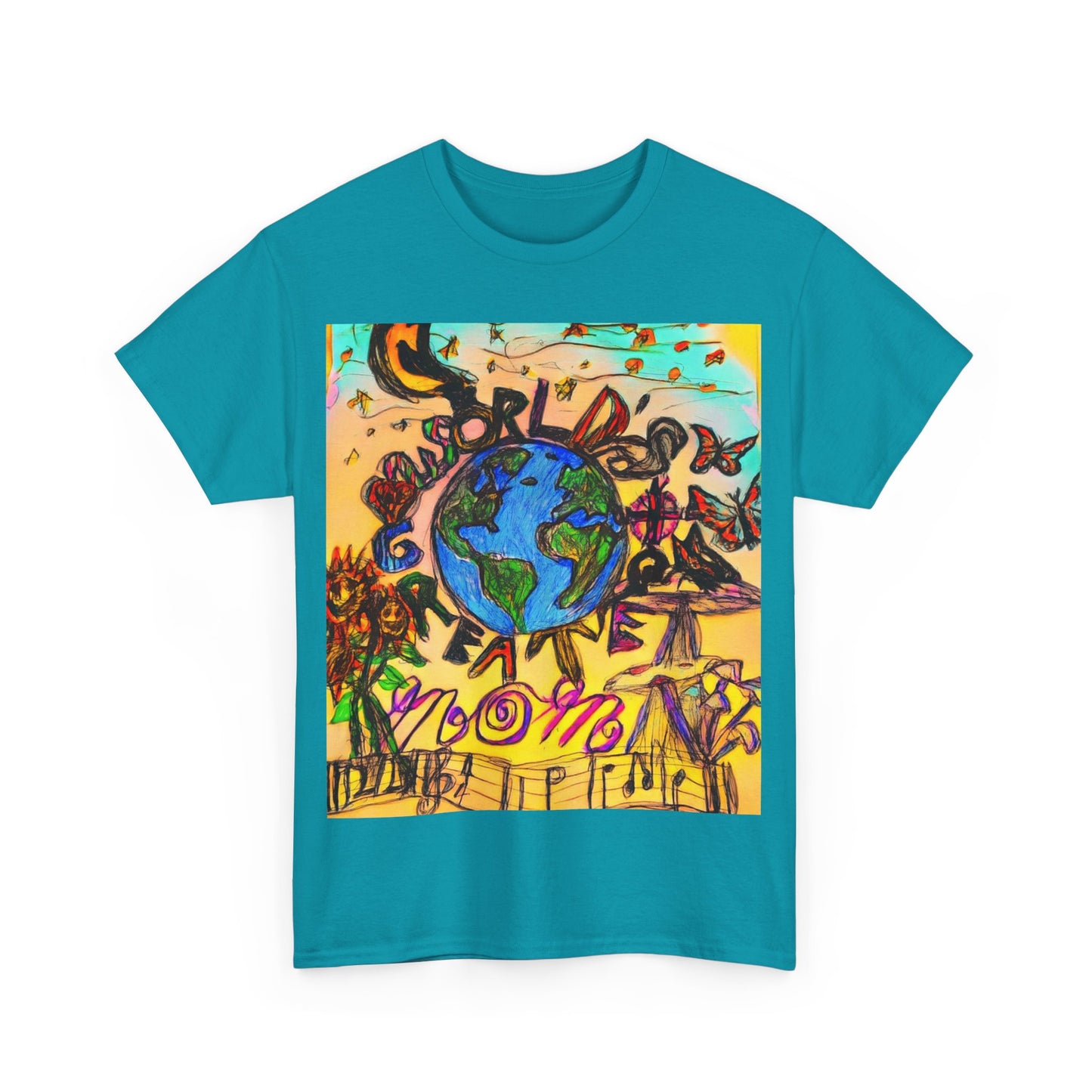 World's Greatest Mom Unisex Heavy Cotton Tee