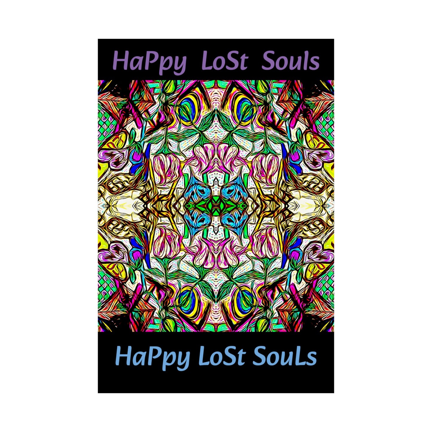 Happy Lost Souls original print "Trippy Tricksters" Matte Vertical Posters