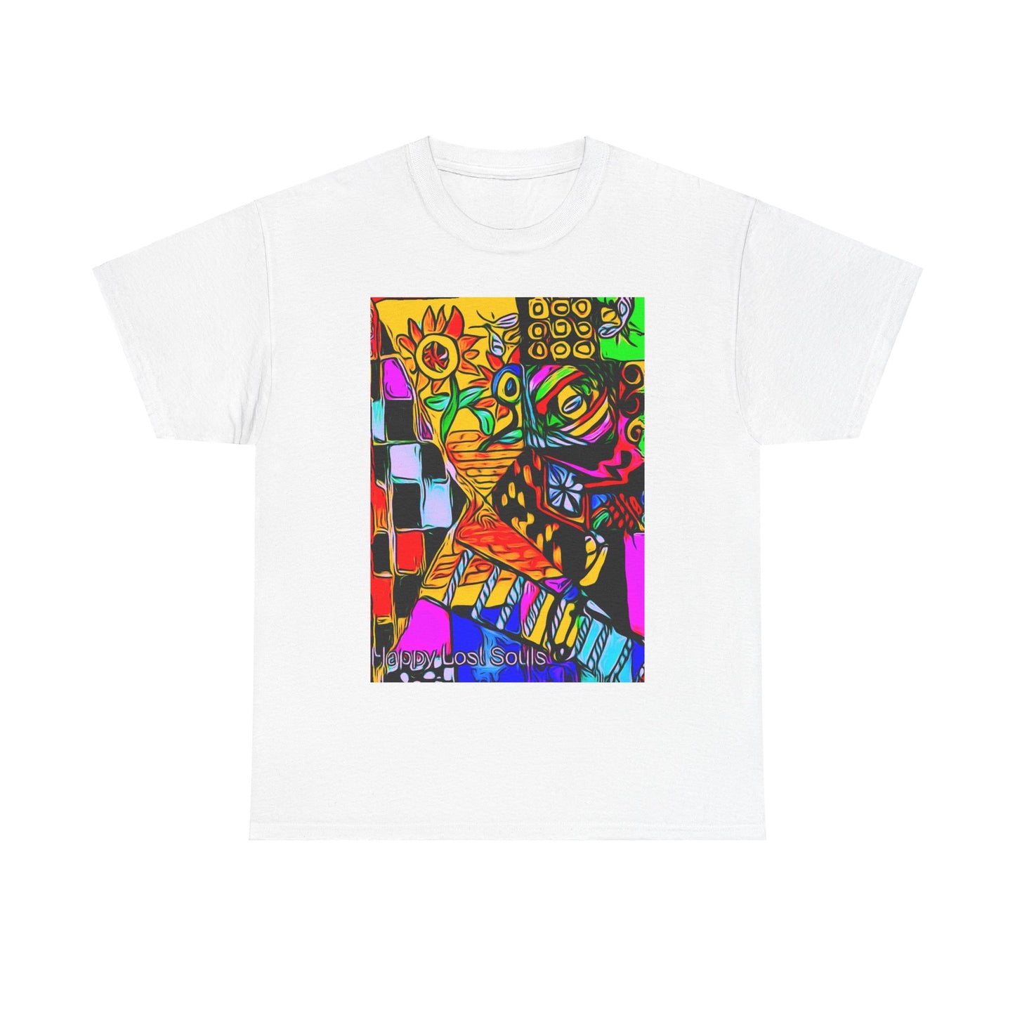 Happy Lost Souls limited Edition Art Print "spring sprung" Unisex Heavy Cotton Tee