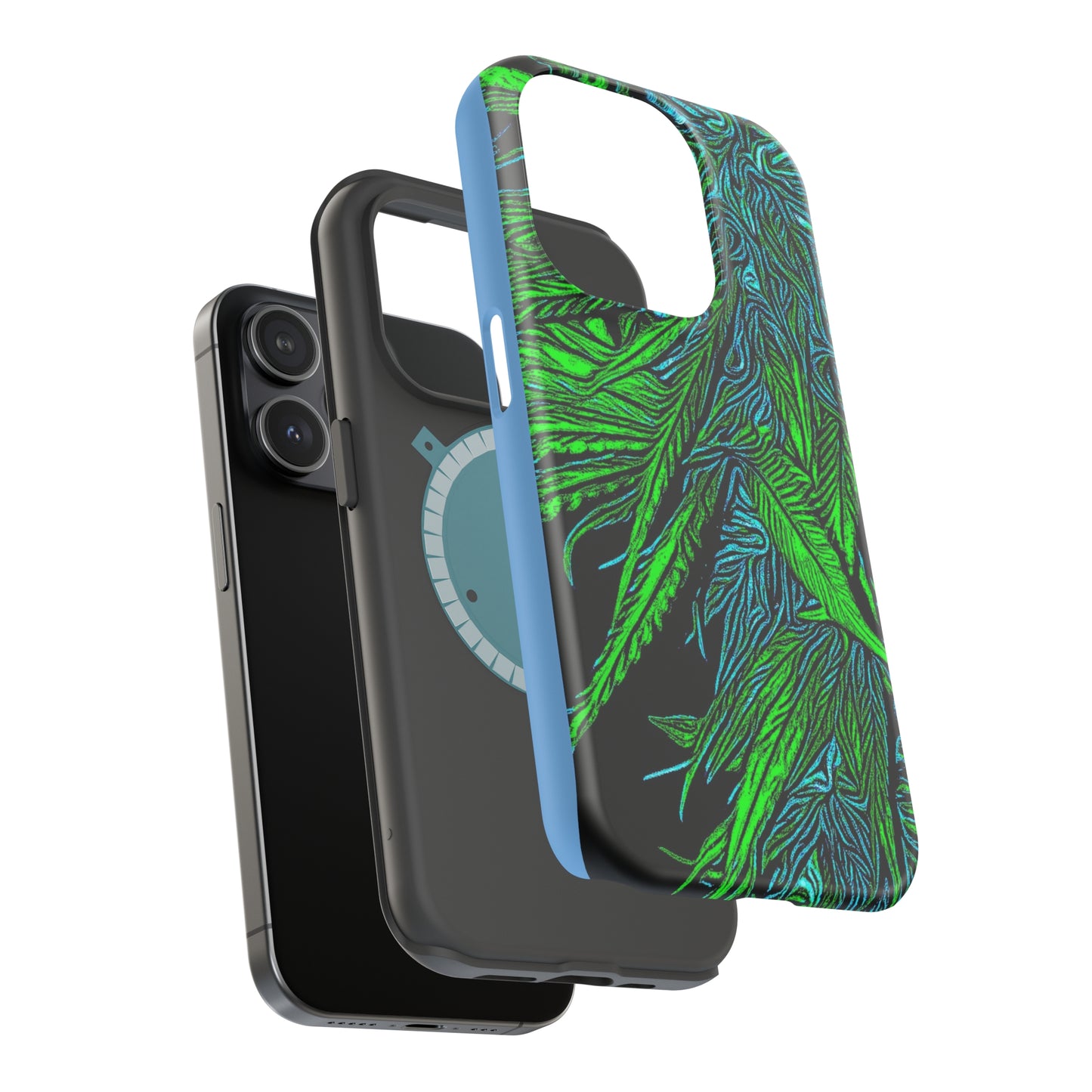 MagSafe Tough Cases for iPhone 13,14,15 & 15promax Happy Lost Souls Original Art Print