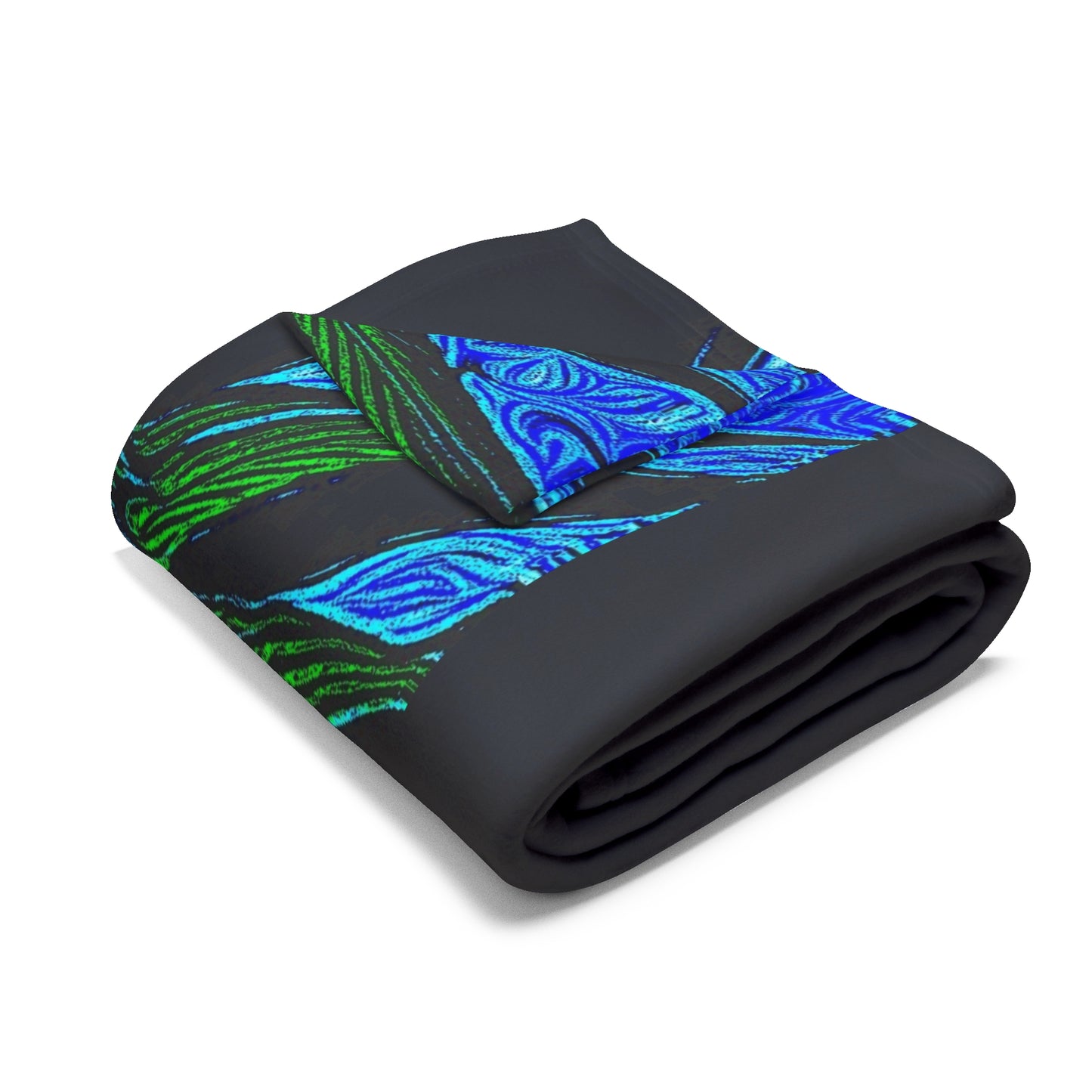Happy Lost Souls Arctic Fleece Blanket(Blue Dream Pattern)