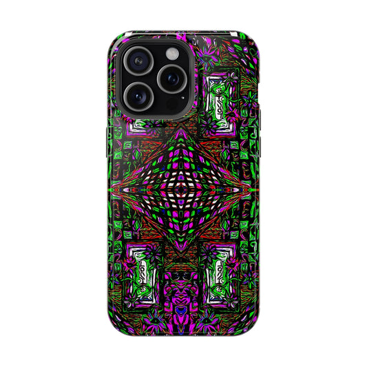 MagSafe Tough Cases for iPhone 15, 15pro, 15pro-max (With Custom Happy Lost Souls Art Print)