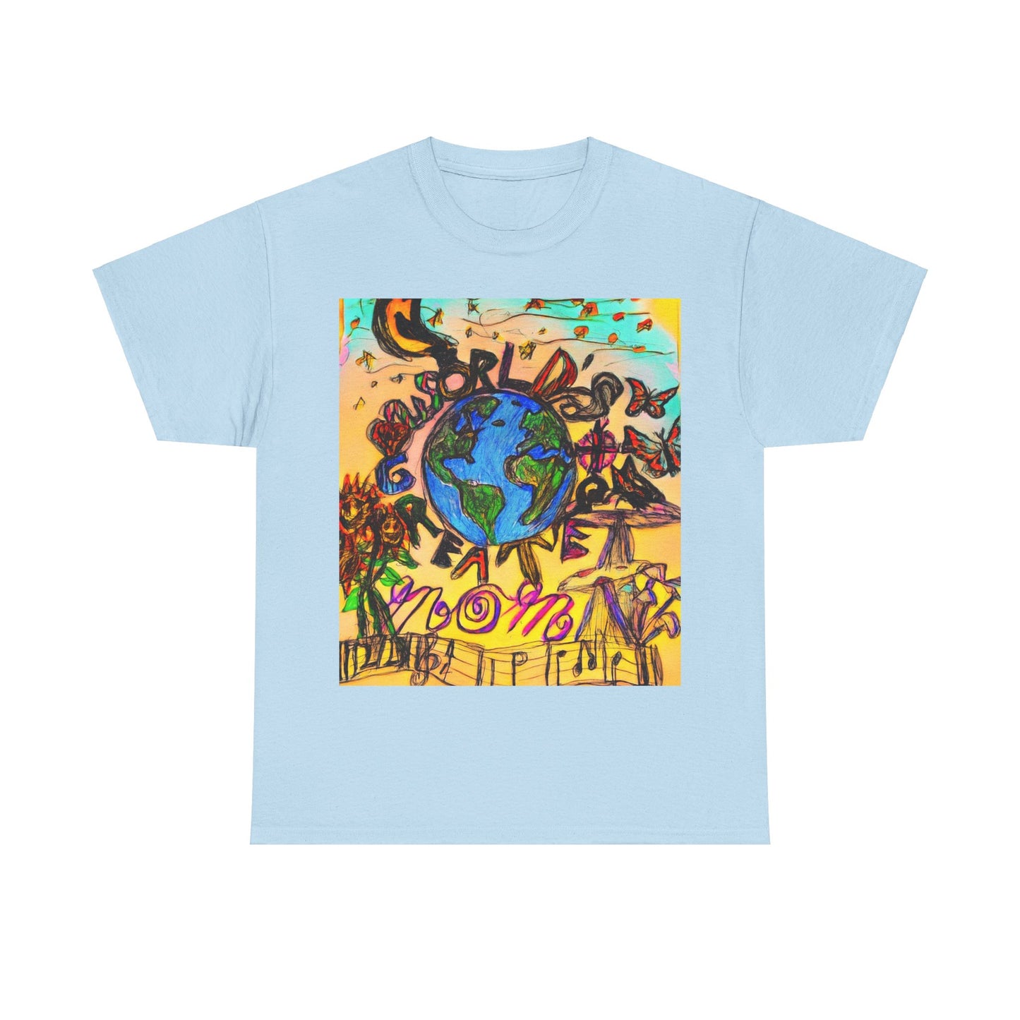 World's Greatest Mom Unisex Heavy Cotton Tee