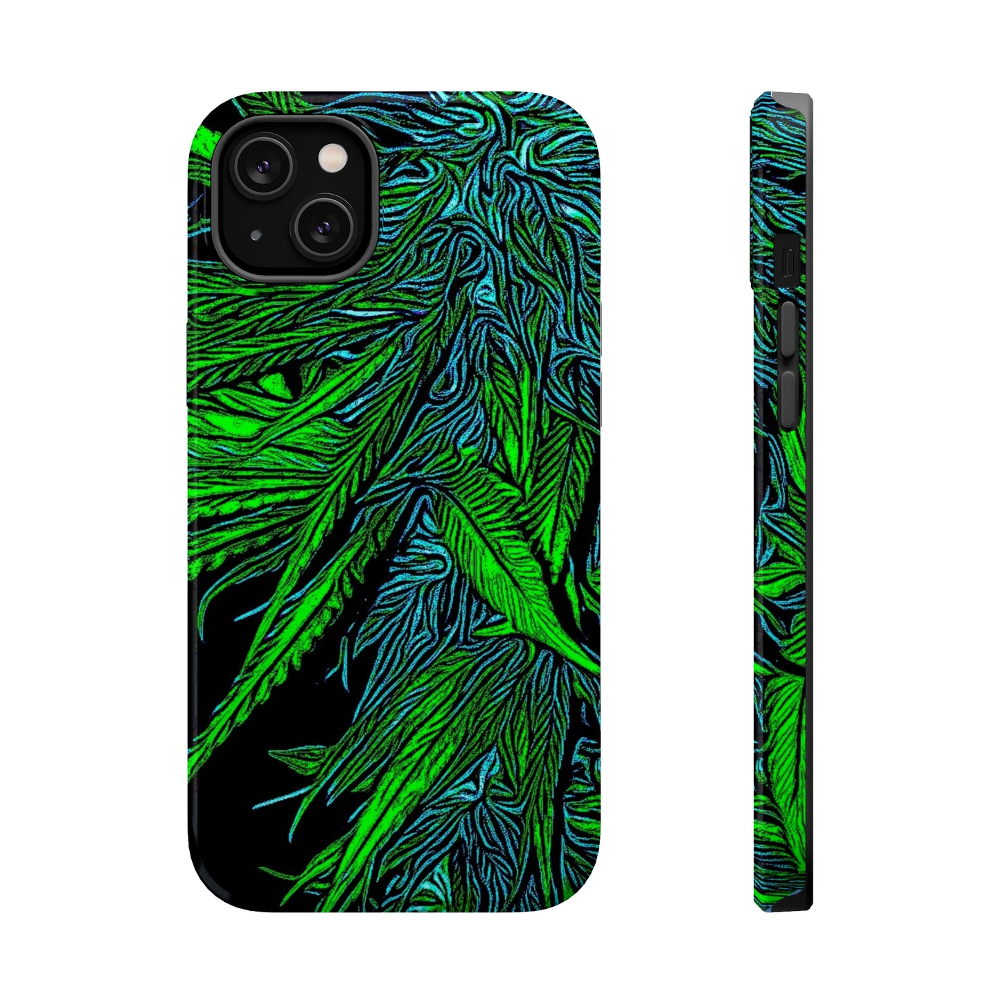 MagSafe Tough Cases for iPhone 13,14,15 & 15promax Happy Lost Souls Original Art Print