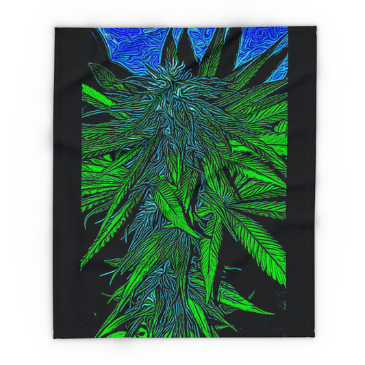 Happy Lost Souls Arctic Fleece Blanket(Blue Dream Pattern)