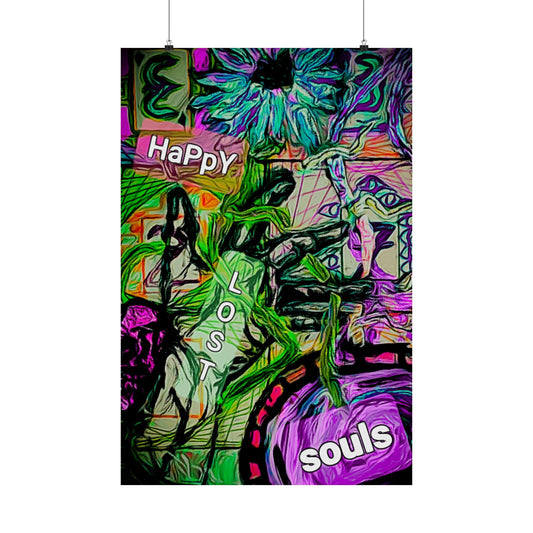 Happy Lost Souls original print "The Magician" Matte Vertical Posters